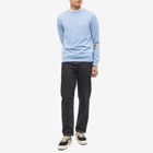 A.P.C. Men's Item Logo Crew Sweat in Blue