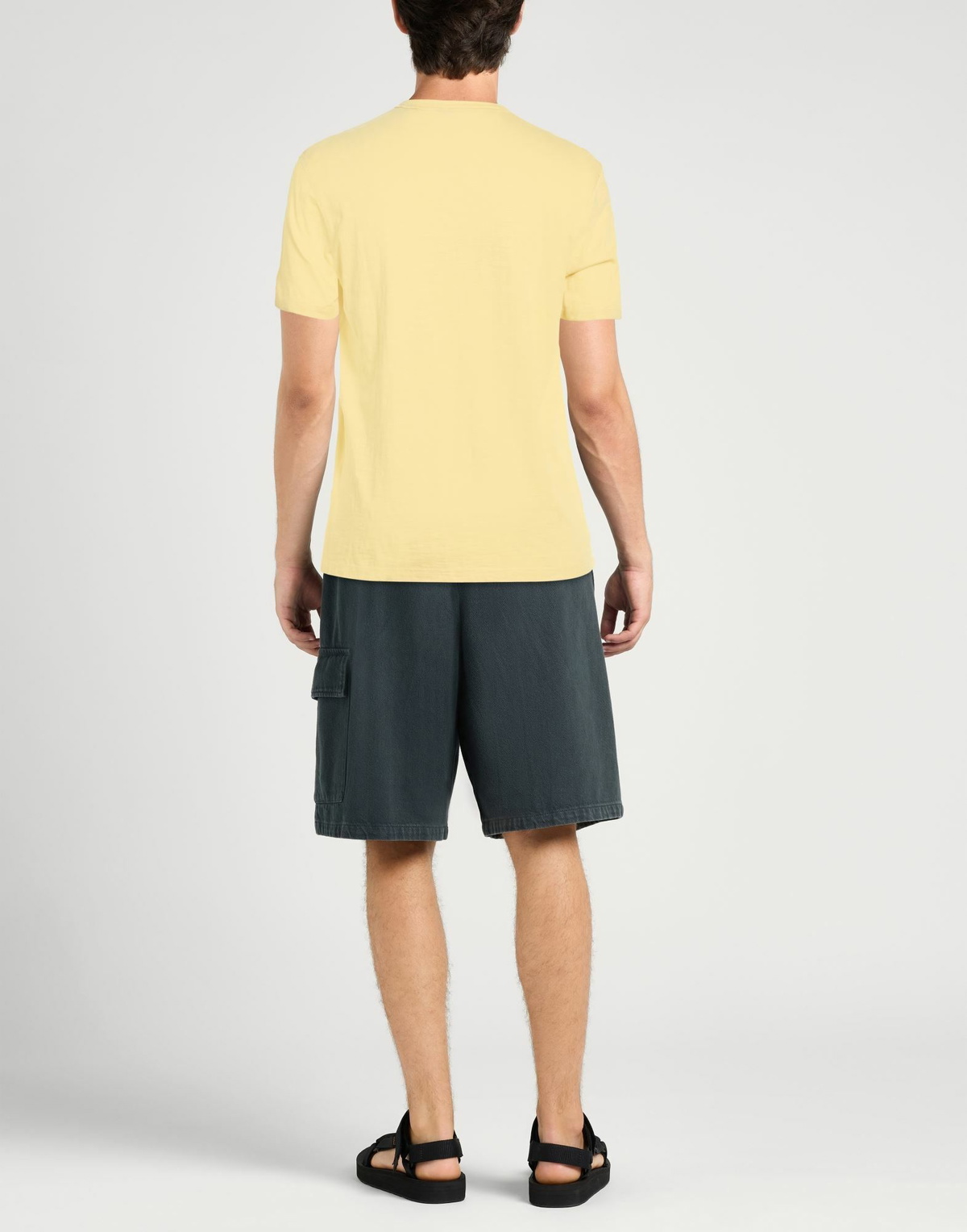Boss Mens T-shirt in Yellow