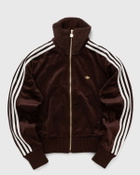 Adidas  Velvet Track Top Brown Track Jackets