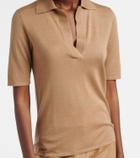 Gabriela Hearst Casius cashmere and silk polo shirt