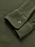 Loro Piana - Cotton-Piqué Polo Shirt - Green