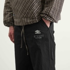 Umbro by Slam Jam Men's Antique Nylon Pant in Carbon Black