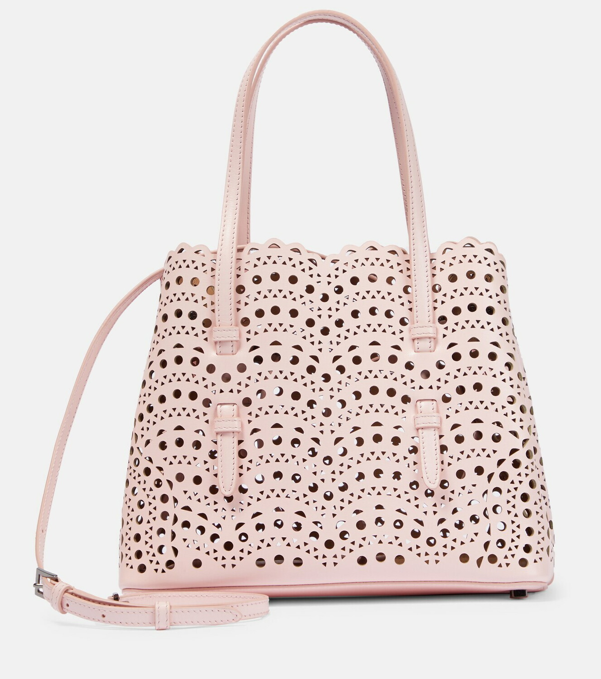 Alaïa Le Mina 25 Vienne Wave leather tote bag ALAÏA