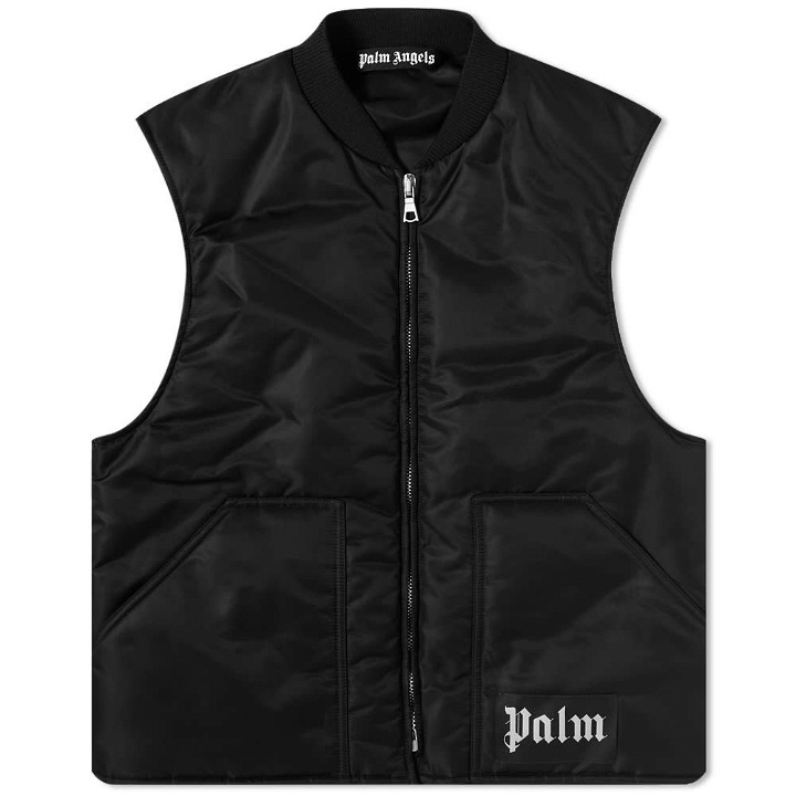 Photo: Palm Angels Curved Logo Gilet