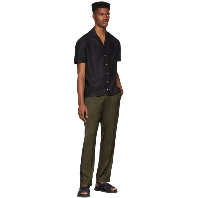 Eidos Black Camp Collar Shirt