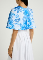 Emilia Wickstead Virginie Floral-print Taffeta Cape Multi Floral
