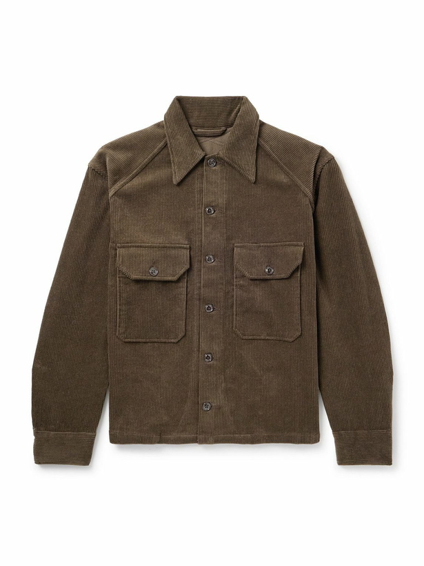 Photo: Monitaly - Fatigue 51 Cotton-Corduroy Overshirt - Brown