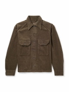 Monitaly - Fatigue 51 Cotton-Corduroy Overshirt - Brown