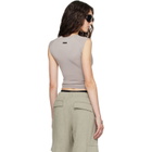 Fear of God ESSENTIALS Taupe Soft Rib Fitted Tank Top
