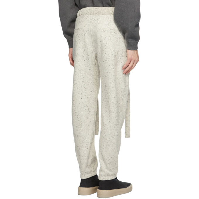 Fear of God Ermenegildo Zegna Off-White Wool Integrated Belt