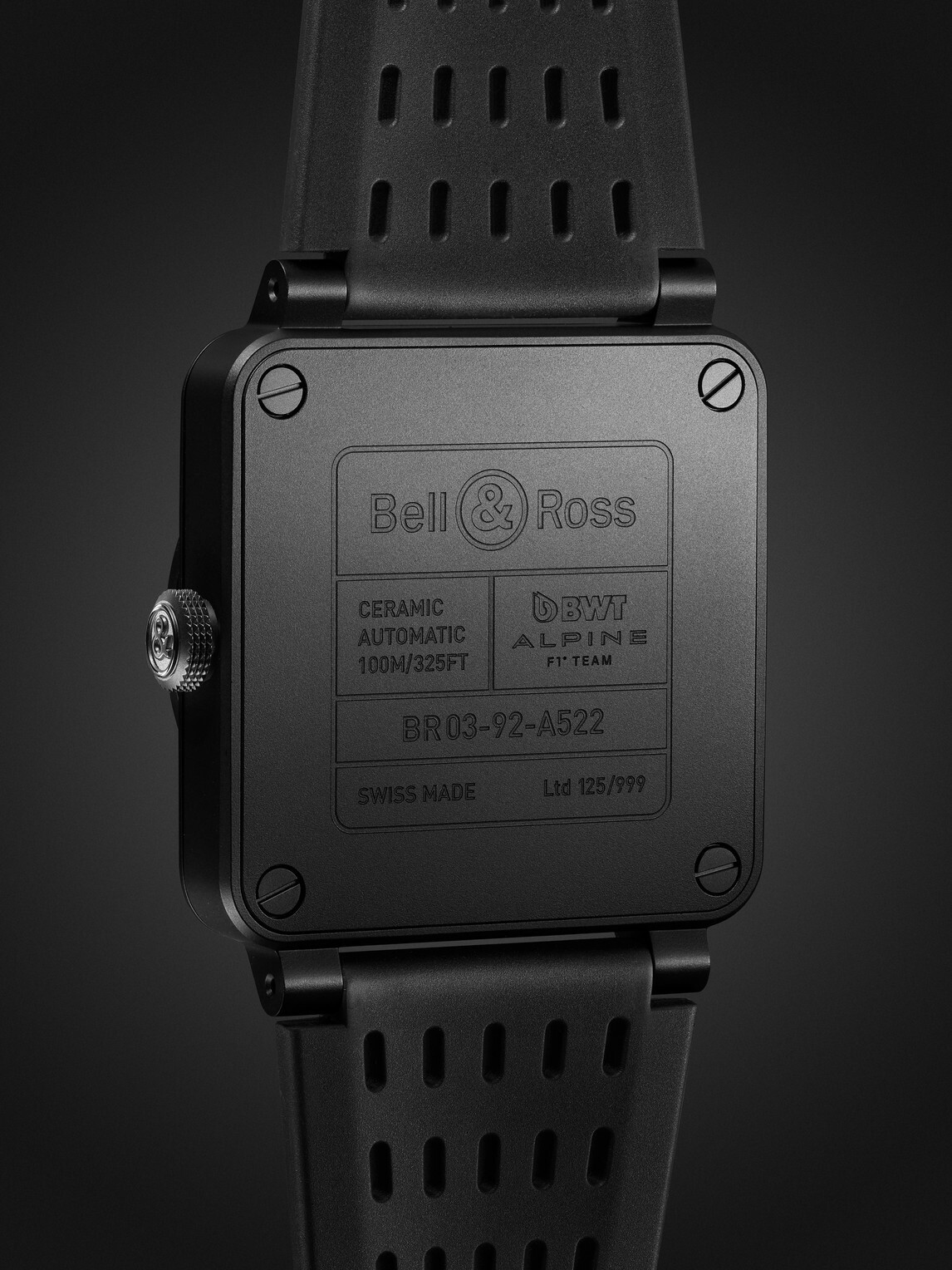Bell & Ross - BR 03-92 A522 Limited Edition Automatic Ceramic Watch, Ref. BR0392-A522-CE/SRB