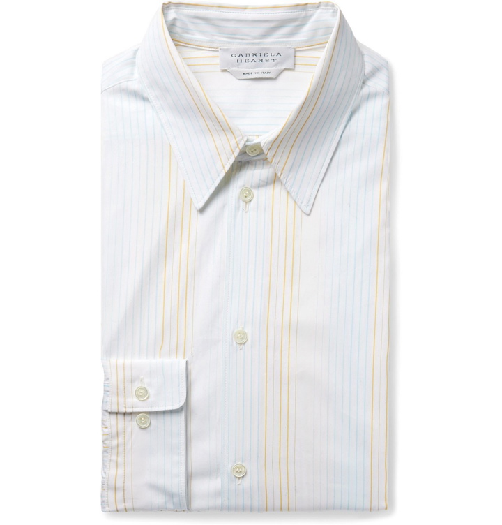 Photo: Gabriela Hearst - Quevedo Striped Cotton-Poplin Shirt - Multi