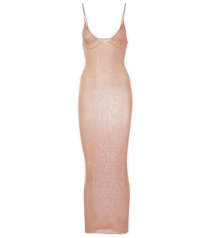 Photo: Nensi Dojaka x Calvin Klein sheer midi dress