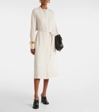 Joseph Dada belted cady midi dress