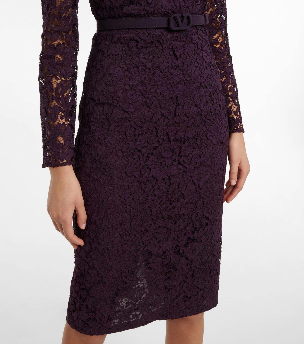 slim fit dress slacks Floral Lace Gown main image 0