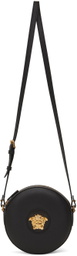 Versace Black 'La Medusa' Round Camera Bag