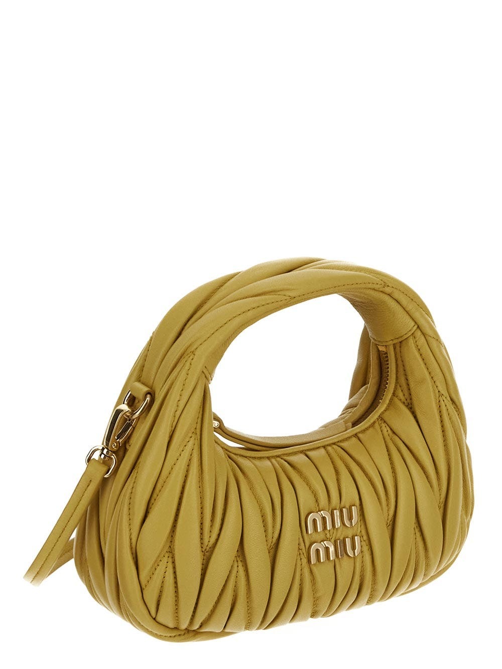 VIP【関税送料無料】希少 Miu Miu Mini hobo bag Wander Miu Miu Wander Matelassè Mini Hobo Bag Miu Miu