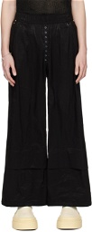 LOW CLASSIC Black Low-Rise Trousers