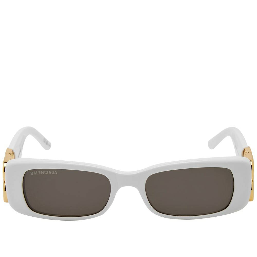 Balenciaga Sunglasses in White with Gold Details Women main image 3