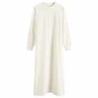 Snow Peak Women's Recycled Cotton Midi Dress in Ecru