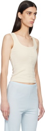FLORE FLORE Off-White Hillie Tank Top