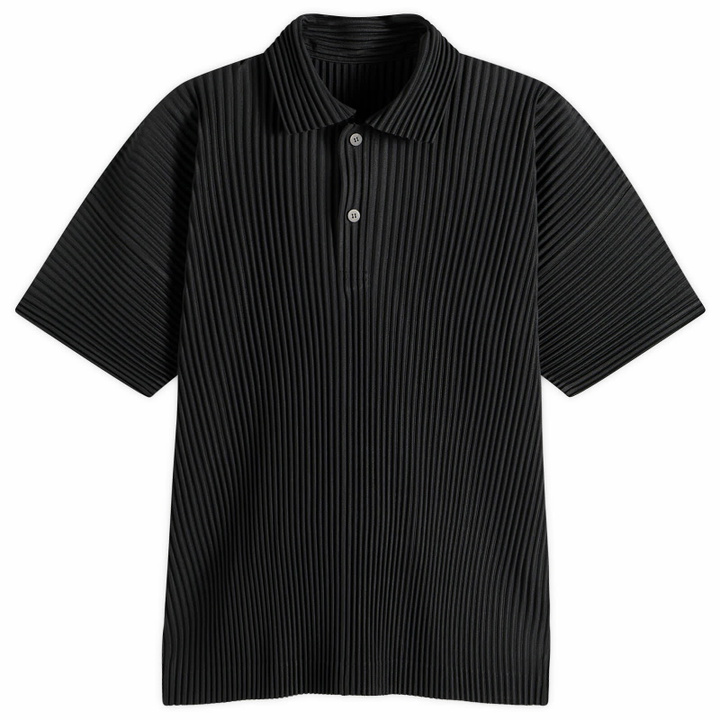 Photo: Homme Plissé Issey Miyake Men's Pleat Short Sleeve Shirt in Black