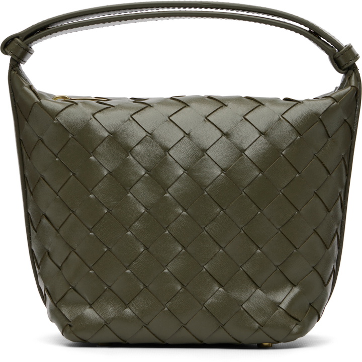 Photo: Bottega Veneta Khaki Micro Wallace Bag