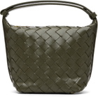 Bottega Veneta Khaki Micro Wallace Bag