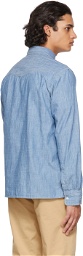 Officine Générale Blue Chambray Alex Shirt