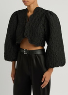 Sister Jane Paddock Jacquard Cloque Jacket Black