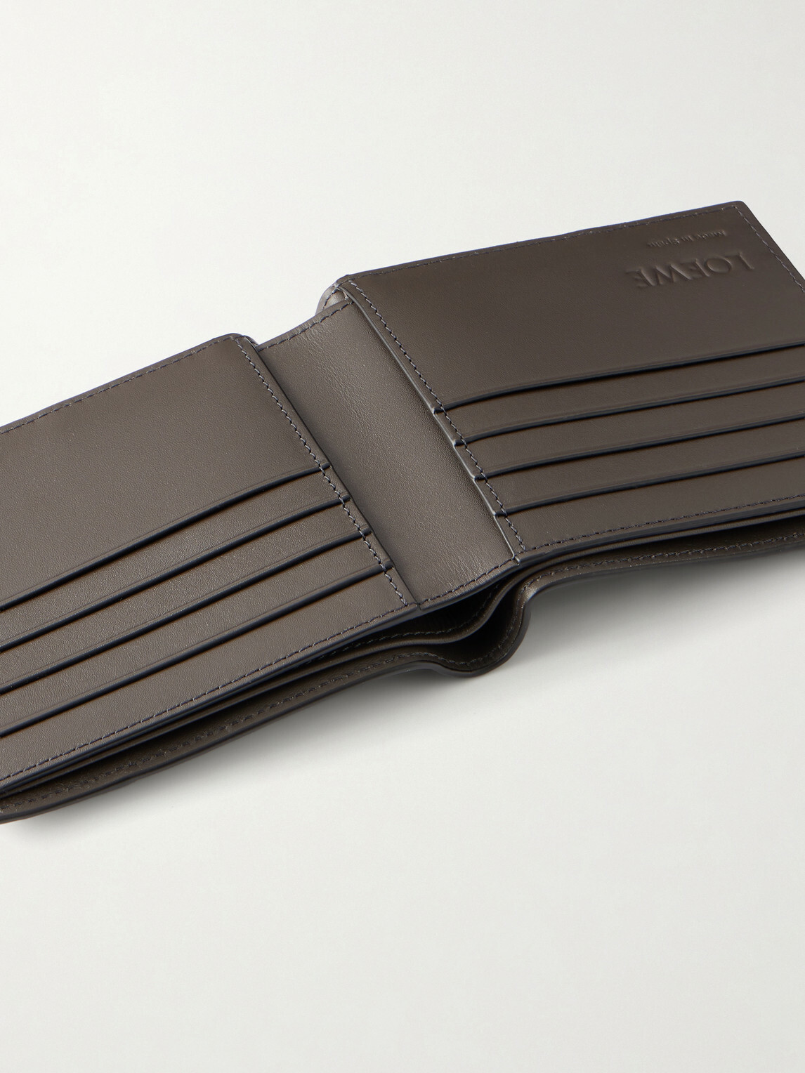 LOEWE - Puzzle Edge Panelled Full-Grain Leather Bifold Wallet