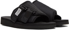 Suicoke Black KAW-Cab Sandals