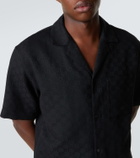 Gucci GG Canvas linen-blend bowling shirt