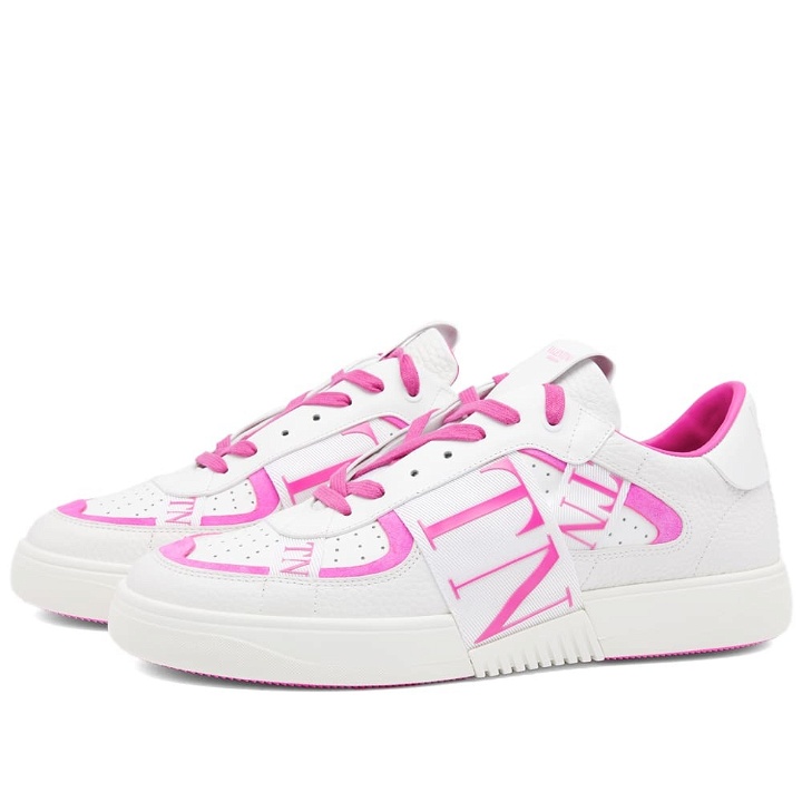 Photo: Valentino Men's VL7N Sneakers in Bianco/Pink Pp