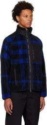 Burberry Blue & Black Exploded Jacket