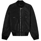 Rick Owens Men's Bauhaus Technical Flight Jacket in Black