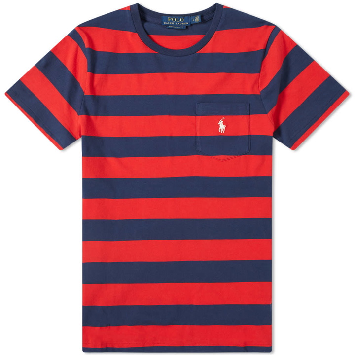 Photo: Polo Ralph Lauren Bold Stripe Pocket Tee