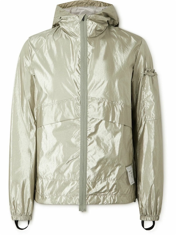 Photo: Satisfy - Silvershell™ Ripstop Hooded Jacket - Green