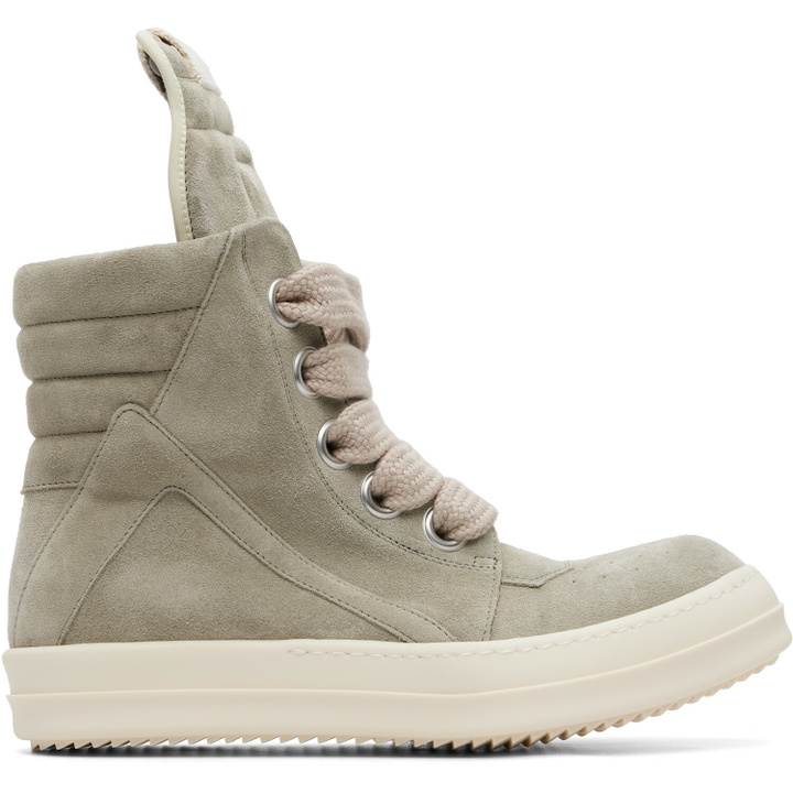 Photo: Rick Owens Taupe Tower Jumbolace Geobasket Sneakers
