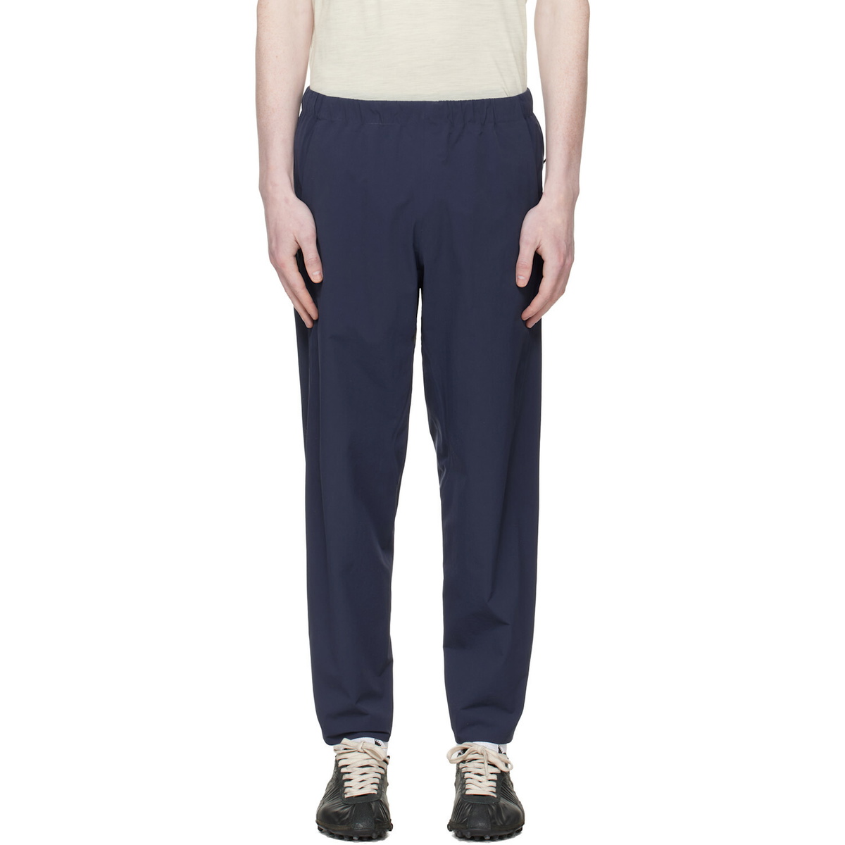 Veilance Navy Secant Comp Track Pants