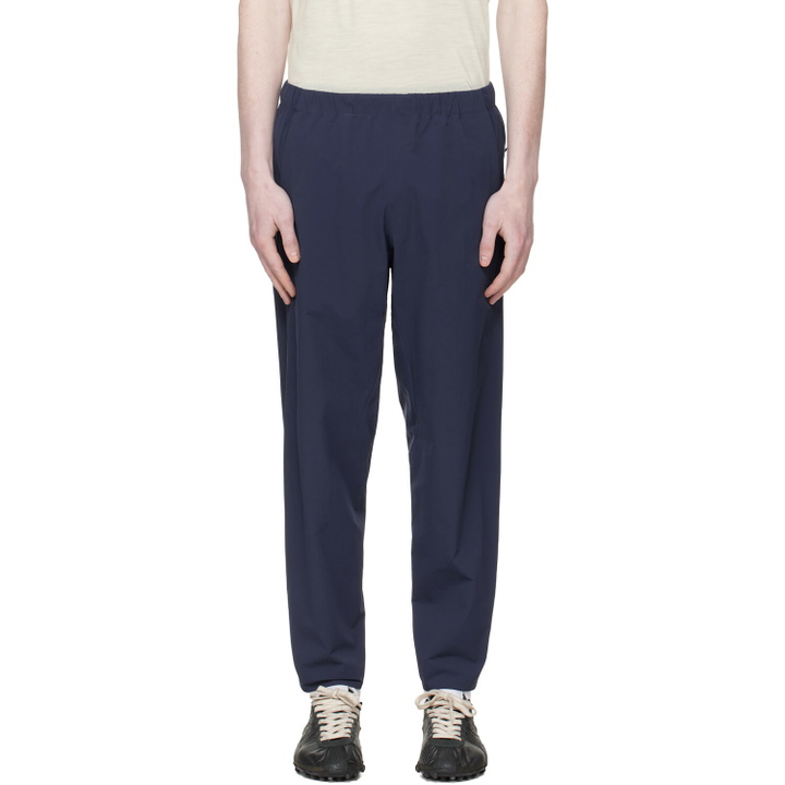 Photo: Veilance Navy Secant Comp Track Pants