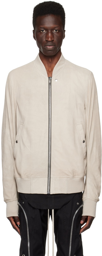 Photo: Rick Owens Off-White Classic Flight Leather Jacket