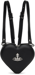 Vivienne Westwood Black Mini Ella Heart Backpack
