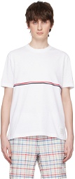 Thom Browne White Stripe T-Shirt