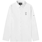 Fred Perry x Raf Simons Jersey Shirt in White