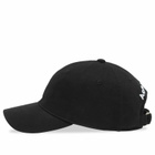 Acne Studios Men's Carliy Back Cap in Black 