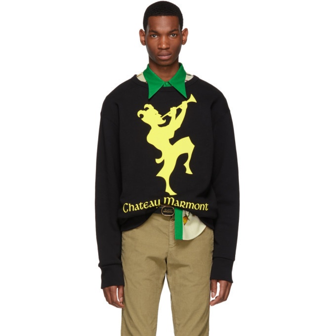 Photo: Gucci Black and Yellow Chateau Marmont Sweatshirt