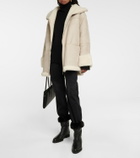 Toteme - Faux fur-lined leather ankle boots
