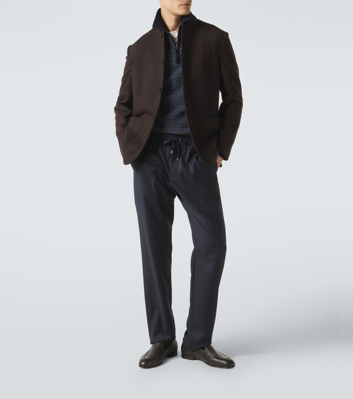 Agnona Wool straight pants