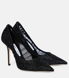 Jimmy Choo - Love 100 glitter pumps